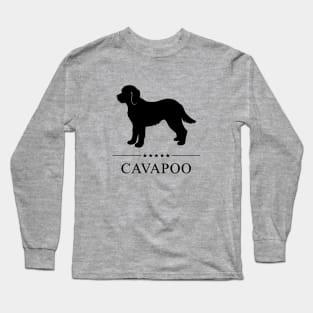 Cavapoo Black Silhouette Long Sleeve T-Shirt